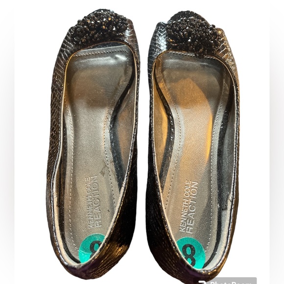 Kenneth Cole Reaction Peep Toe Flats size 8 - Picture 2 of 5